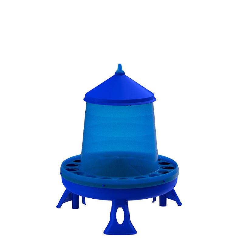 Plastic Feeder With Legs Blue - 8KG