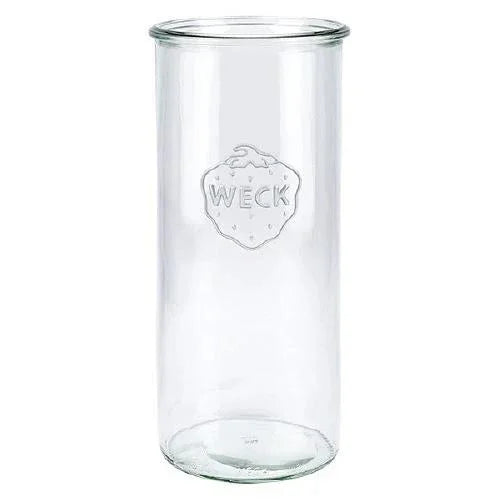 Weck 1590ml (1.5L) Cylinder Preserving Jar with No Lid (Single)