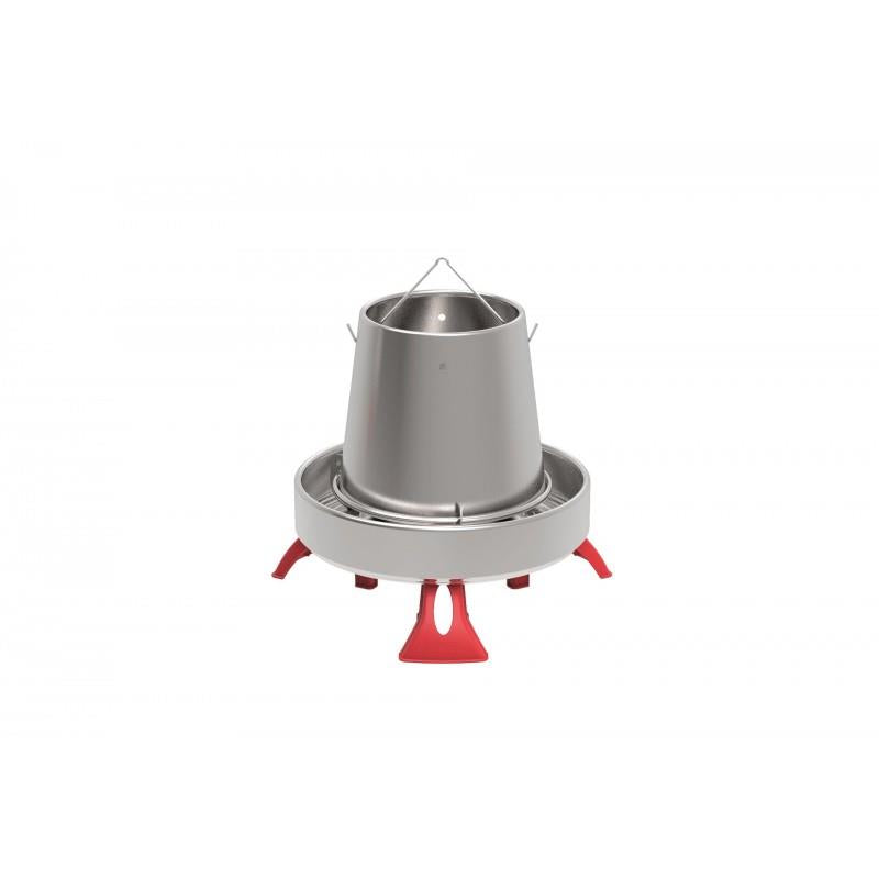 Galvanized Metal Feeder With Leg - 5KG
