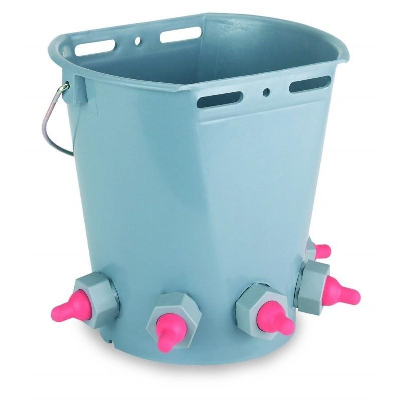 Lamb Bucket 8 Litres - 5 Nipples