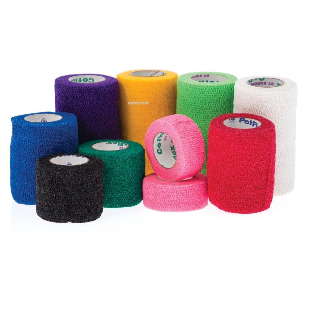 CoFlex Cohesive Elastic Bandage 10cm wide USA Made