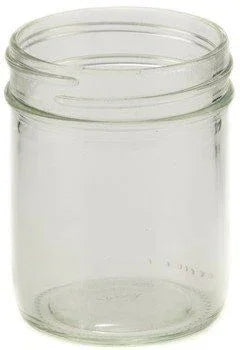 12 x Bell 8oz Half Pint Straight Sided Jars Lids Not Included