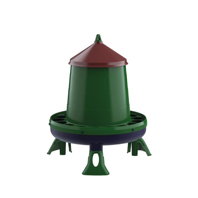 Recycled Plastic Poultry Feeder - 4KG With Leg