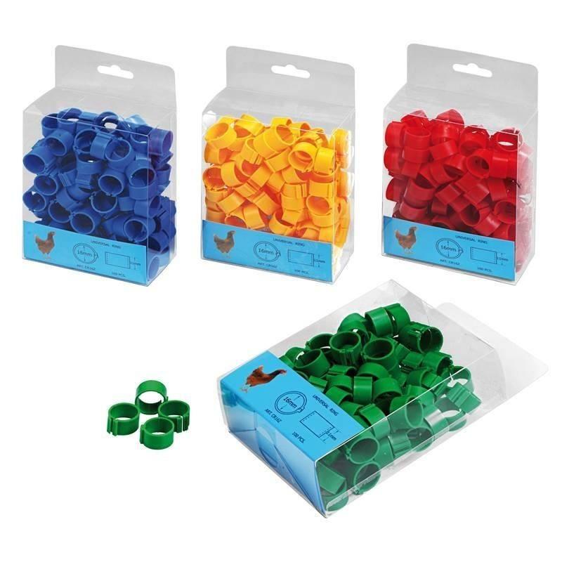 Chicken Leg Rings 16MM (100 Units) - Red