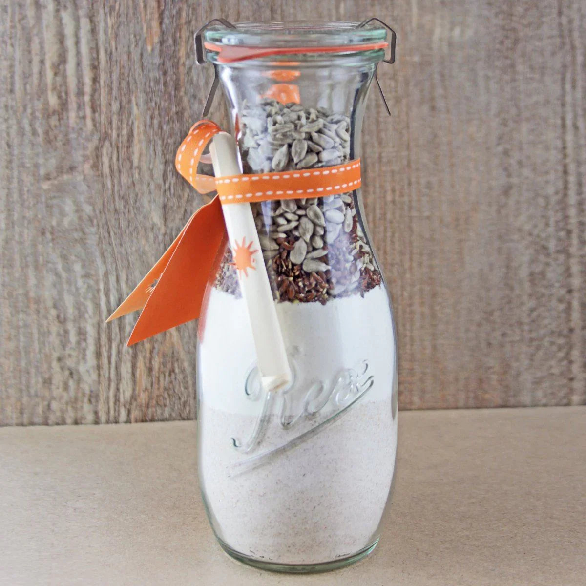 Weck Rex 500ml Juice Jar with Seal, Lid, and Clips (Single)