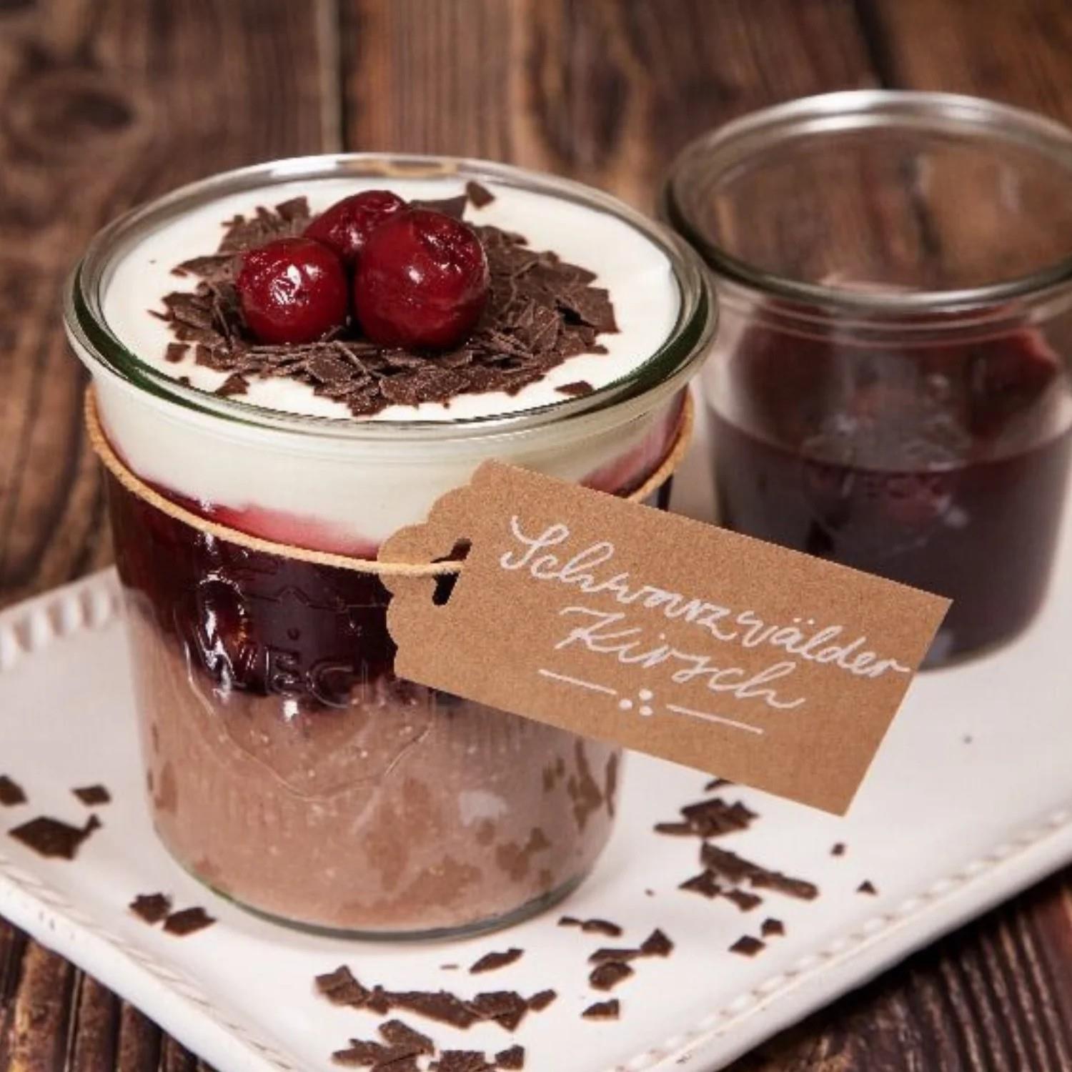 6 X 580ml WECK Sturzglas COMPLETE