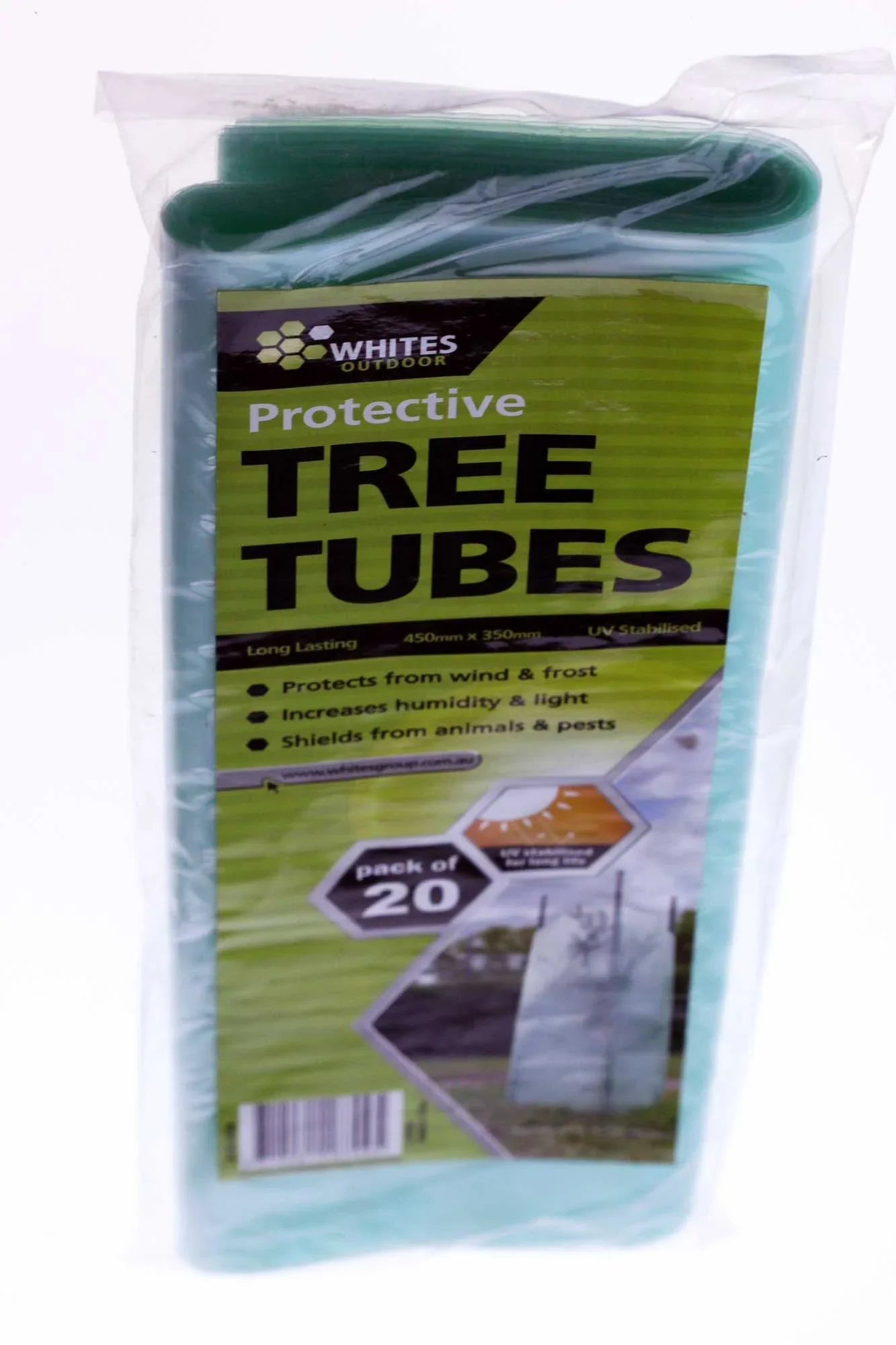 20 x Plastic Tree Guard Tree Protector Sleeve Tree Tube