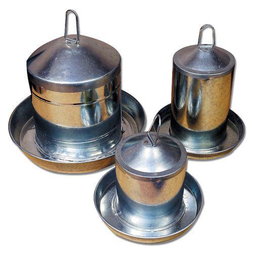 Poultry Drinker Stainless Steel 9l
