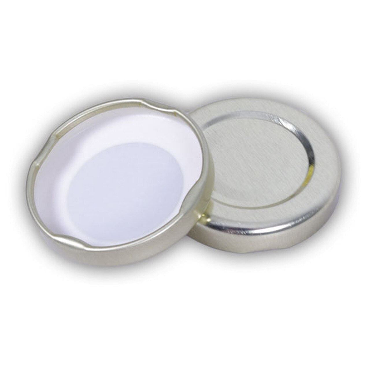 38mm TWIST TOP Lids SILVER