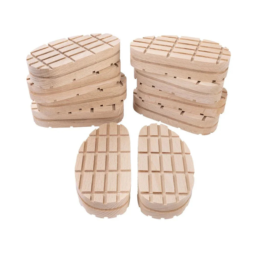 Hoof Block Hardwood 10-pack
