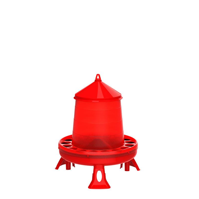 Plastic Feeder With Legs Red - 4KG