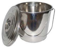 Stainless Milk Bucket 3.5 litres