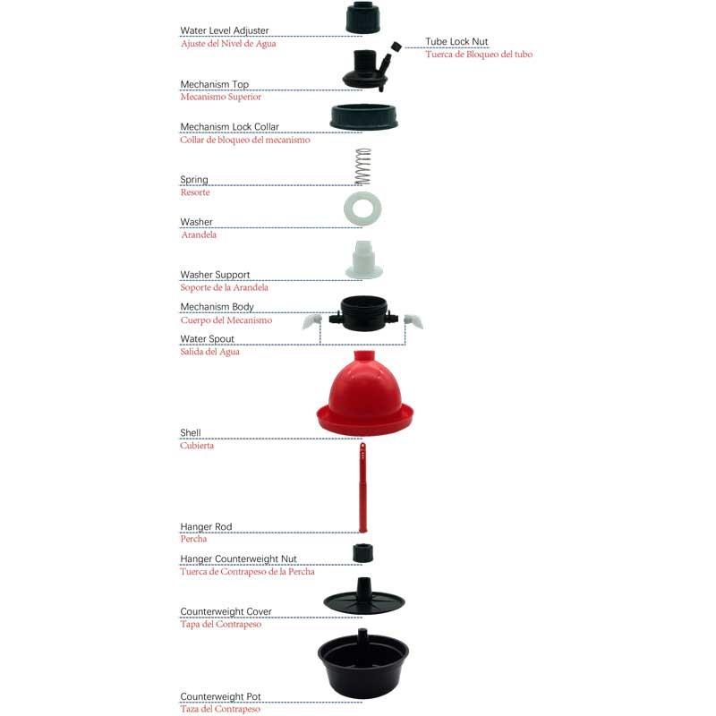Automatic Bell Drinker For Poultry