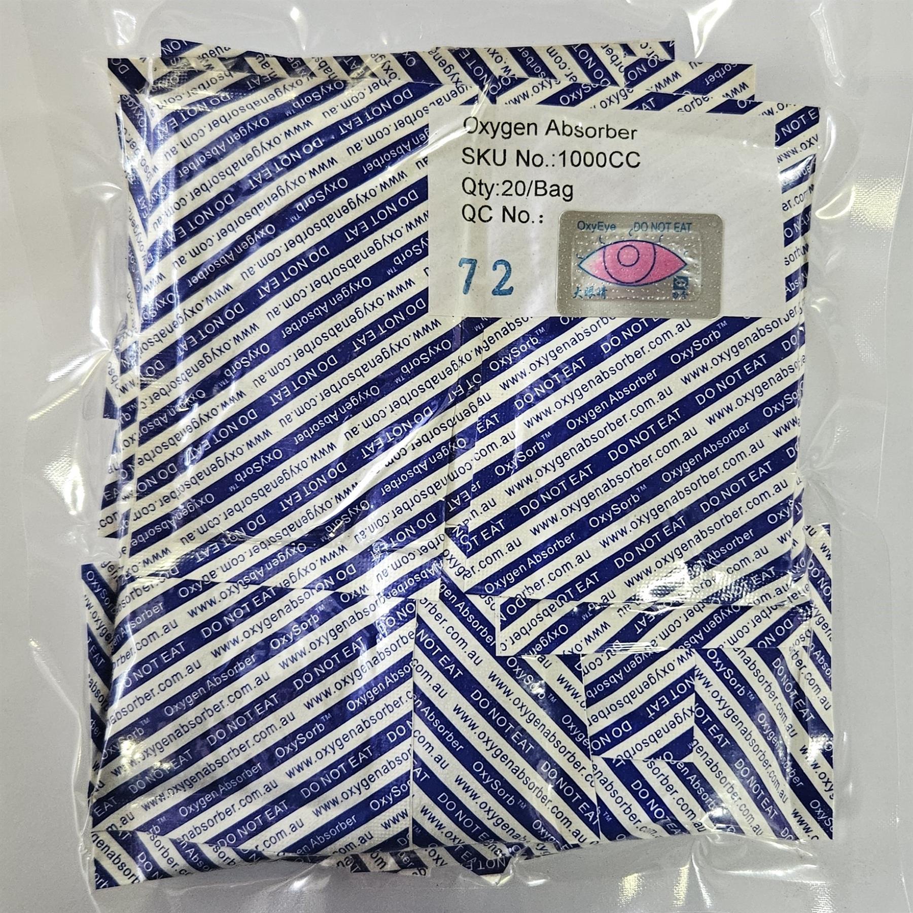 Oxygen Absorber 500CC Pack of 50