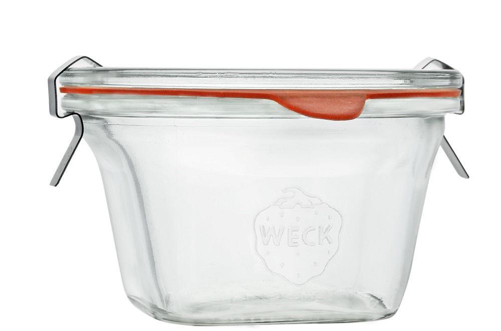 6 x 290ml Quadro Jar Complete - CASE WECK 768