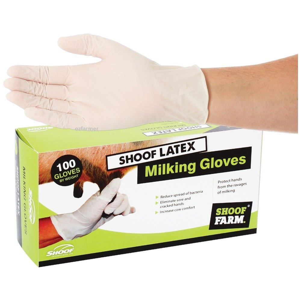 Milking Gloves Latex Pack of 100