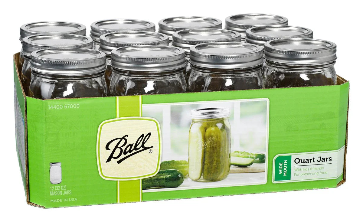 Cases of Jars From 500ml - 1000ml - Ball Mason