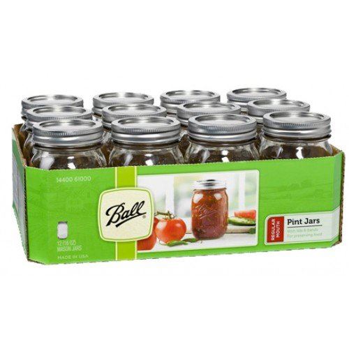 Cases of Jars From 250ml - 500ml - Ball Mason