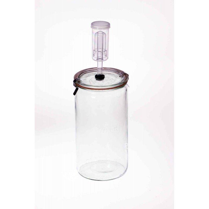 1.5 litre WECK Fermenting Jar With Fermenting Lid Weck Rex - OzFarmer