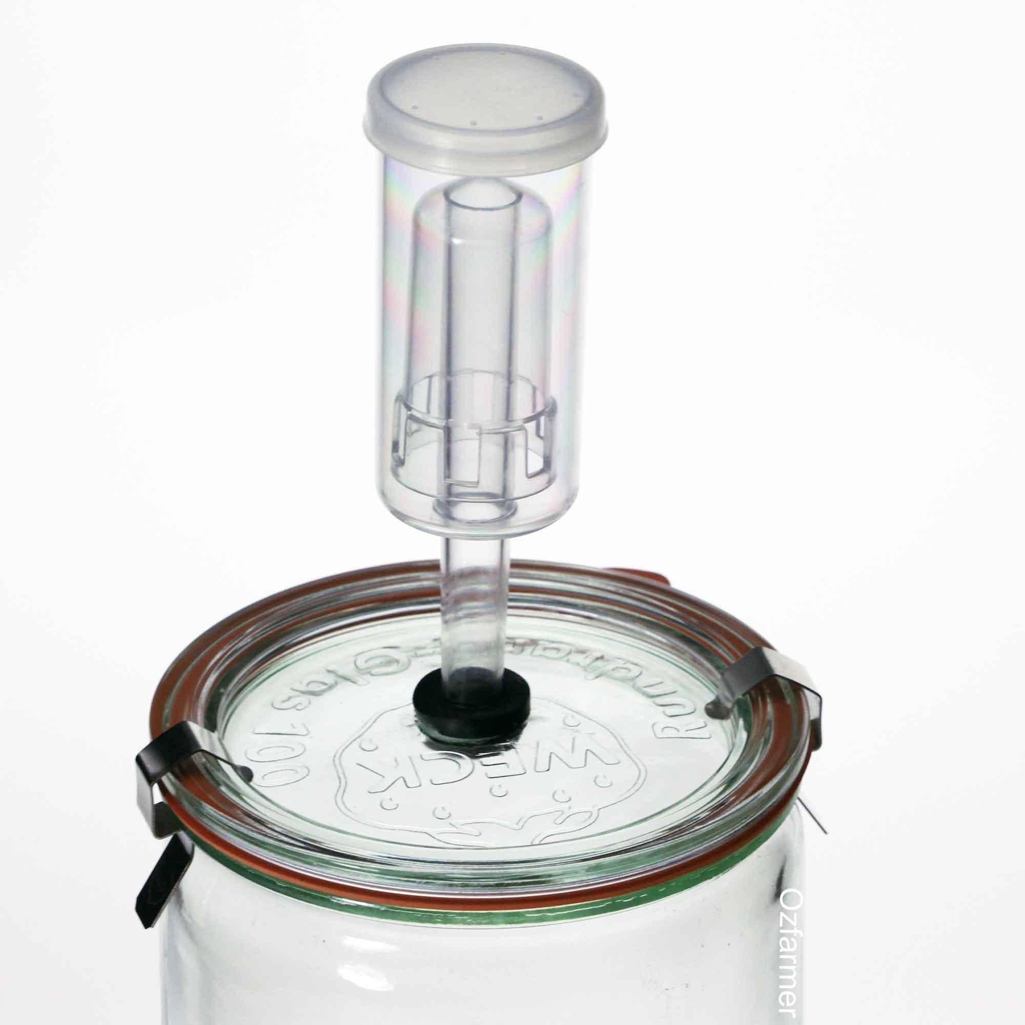 1.5 litre WECK Fermenting Jar With Fermenting Lid Weck Rex - OzFarmer