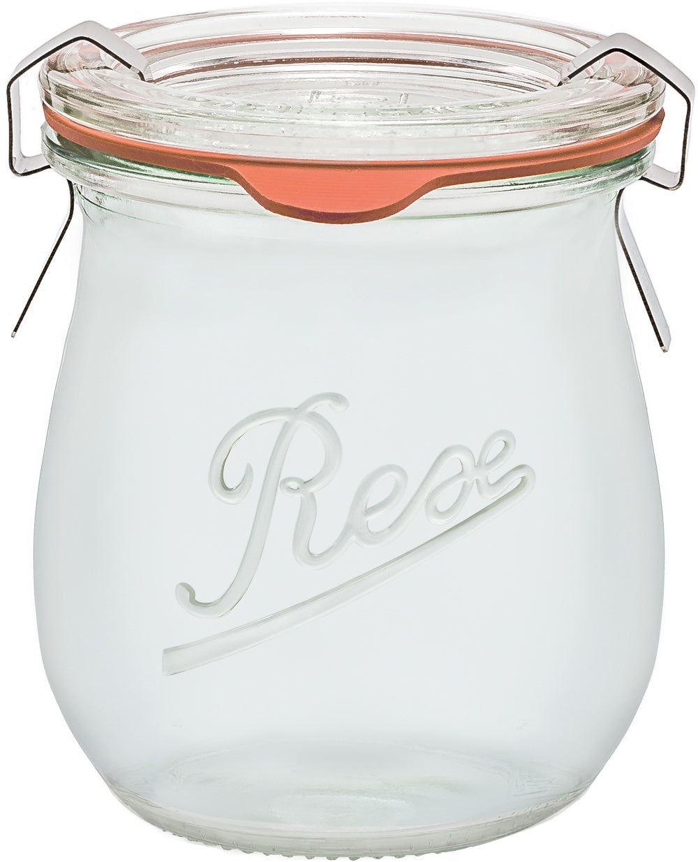 1 x 220ml Weck Rex Mini Tulip Jar Complete - Single Rex R01220 - OzFarmer