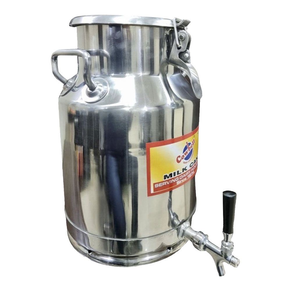 Milk Can Stainless Cowbell 20L with Milk Tap