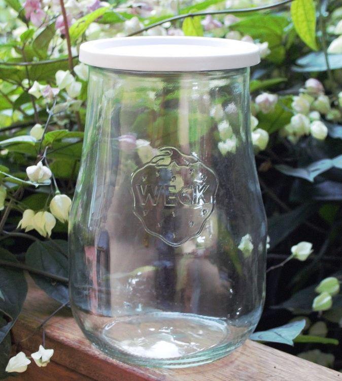 2.5 litre Tulip Jar with WHITE STORAGE LID - OzFarmer