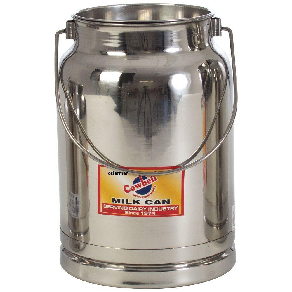 2 litre Milk Billy Can with push on lid - OzFarmer