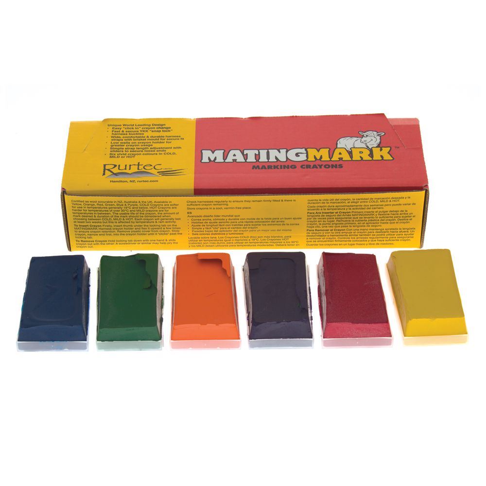 Crayon Chin/Mating Mark Fluoro Pink ea