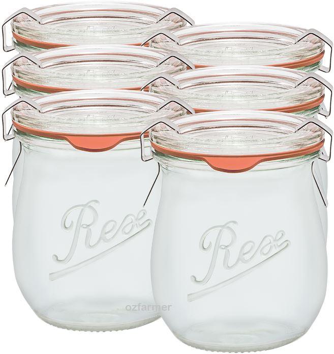 220ml Weck Rex Mini Tulip Jar - Case of 6 - OzFarmer