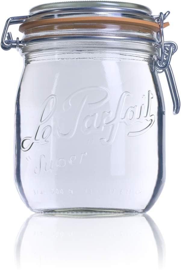 6 x 750ml Le Parfait SUPER jar with seal