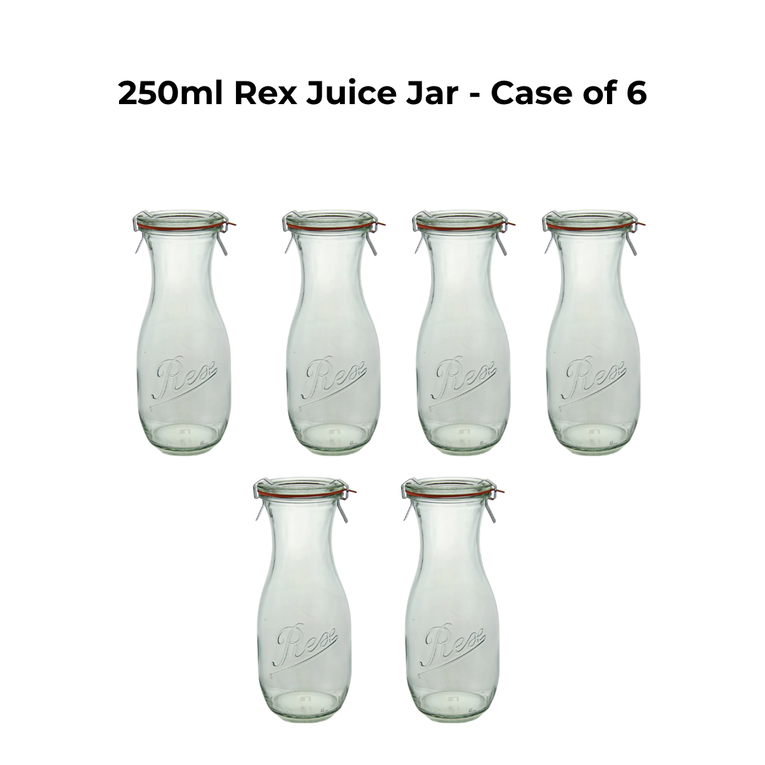 250ml Rex Juice Jar - Case of 6