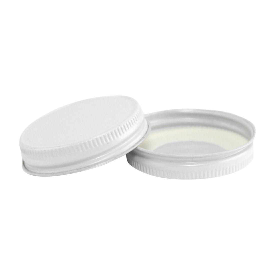 48mm SCREW TOP  CT Tin Lid with Food Safe Lining One Piece GOLD