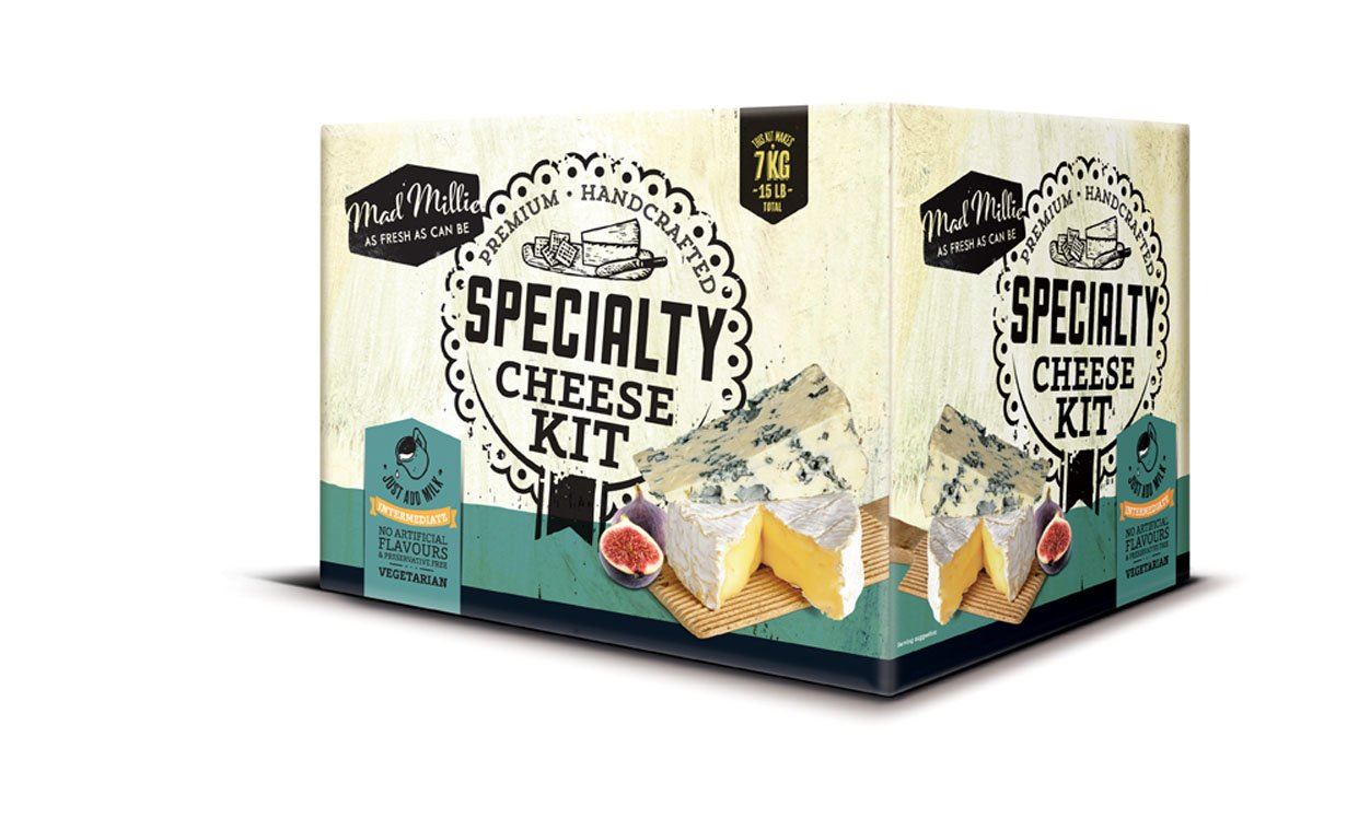 Specialty Cheeses Ingredient Kit for Camembert and Blue Style Cheeses