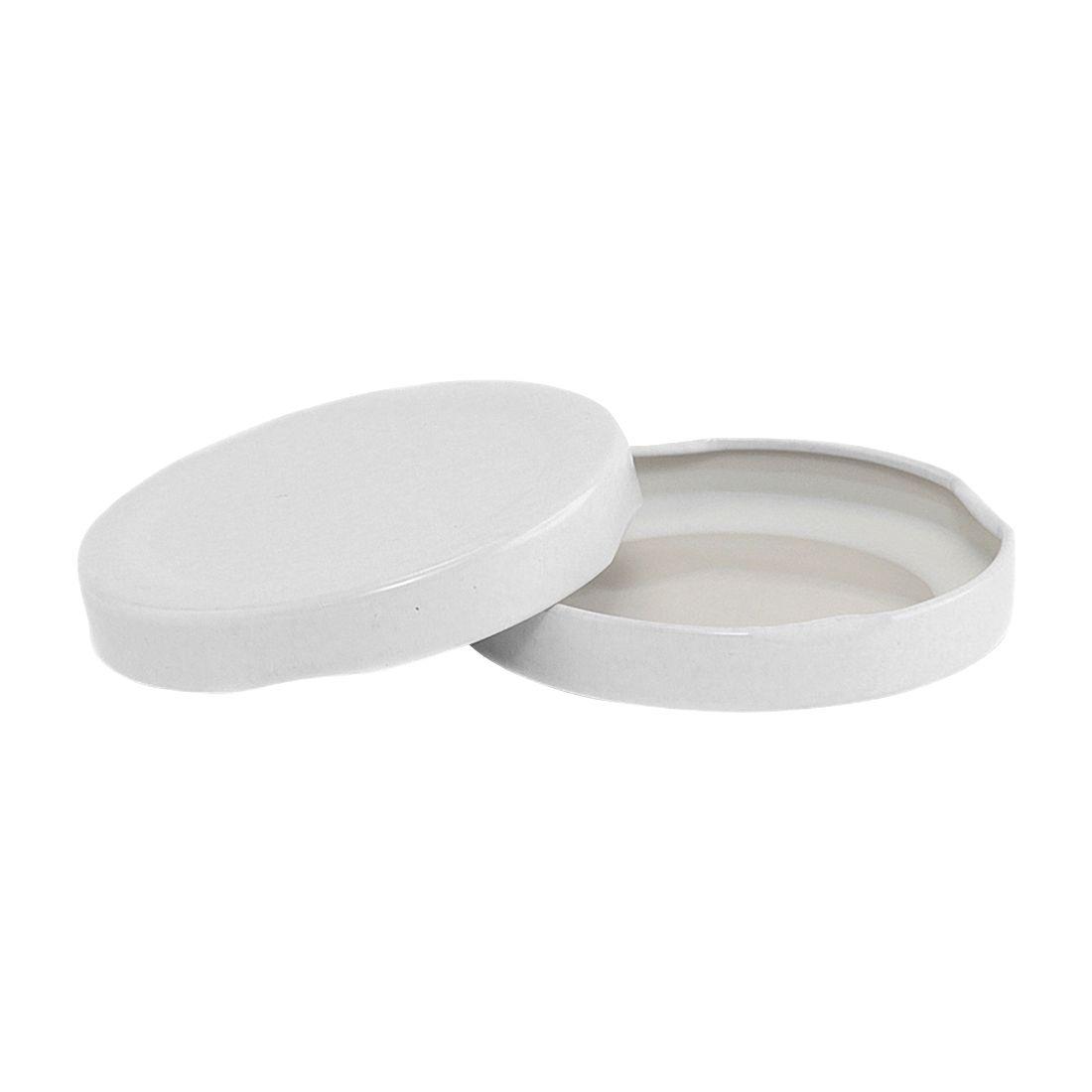 50 x 58mm TWIST TOP Lids WHITE