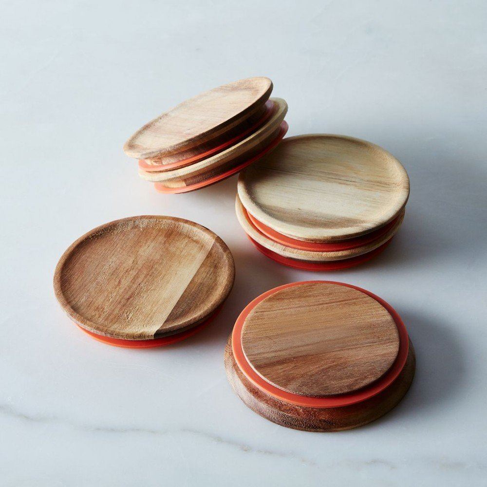 Wooden Lid with Seal to Suit Weck Rex Jars LARGE x 1