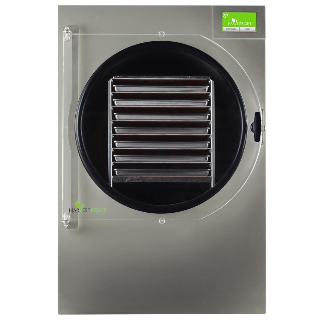 Refurbished Harvest Right PRO X-Large Home Freeze Dryer - Stainless Steel with XL Premier Industrial Pump, Latest 7 Tray Model