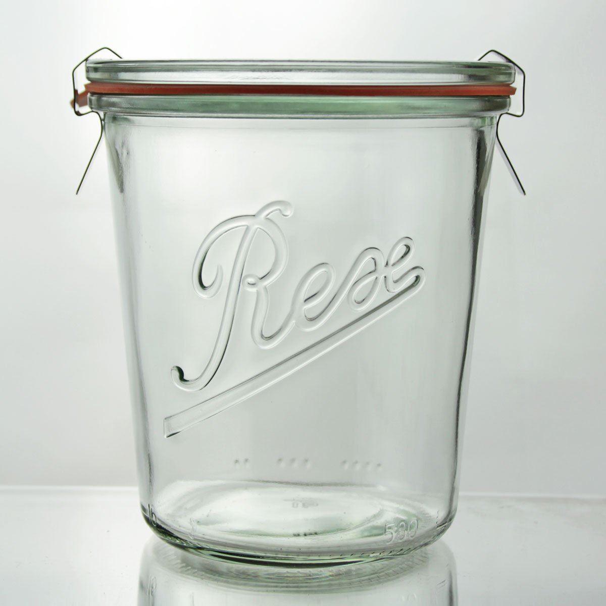 580ml Rex Tapered Jar- Case of 6 - OzFarmer