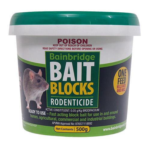 Rodent Bait Blocks Brodifacoum 3kg