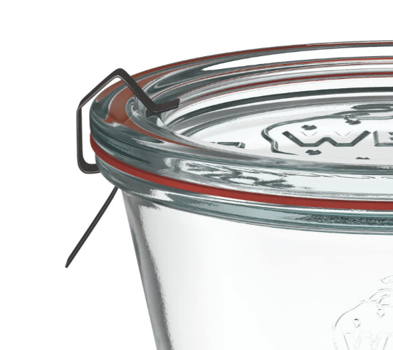 6 X 290ml WECK Tall Sturzglas COMPLETE