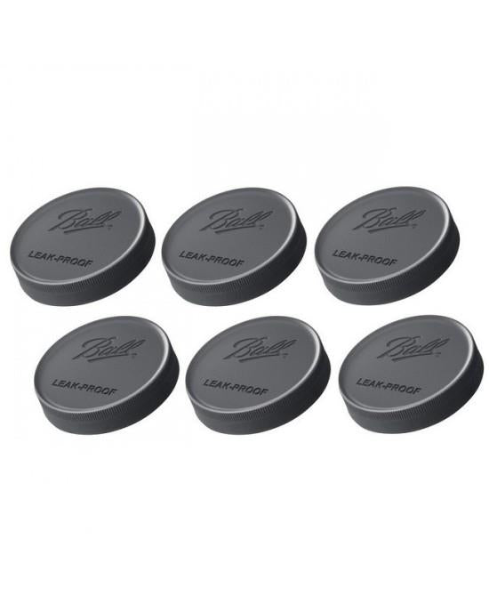 Ball REGULAR Mouth Leak-Proof Storage Lids Pack of 6