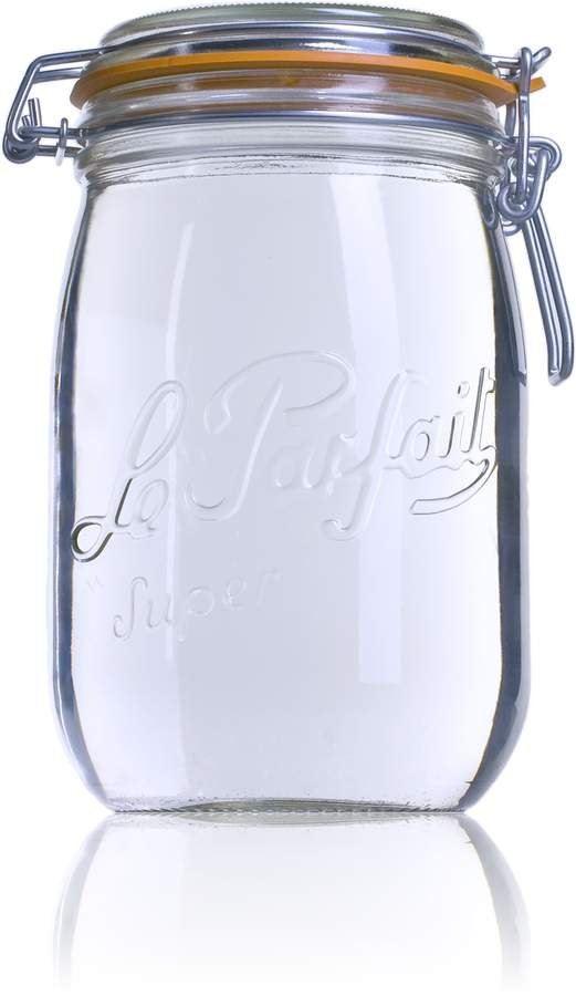 6 x 1000ml Le Parfait SUPER jar with seal - OzFarmer