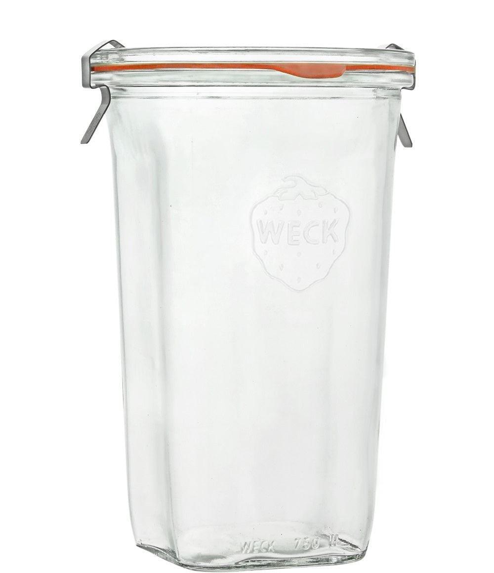 6 x 795ml Quadro Jar Complete WECK - 769 Case - OzFarmer