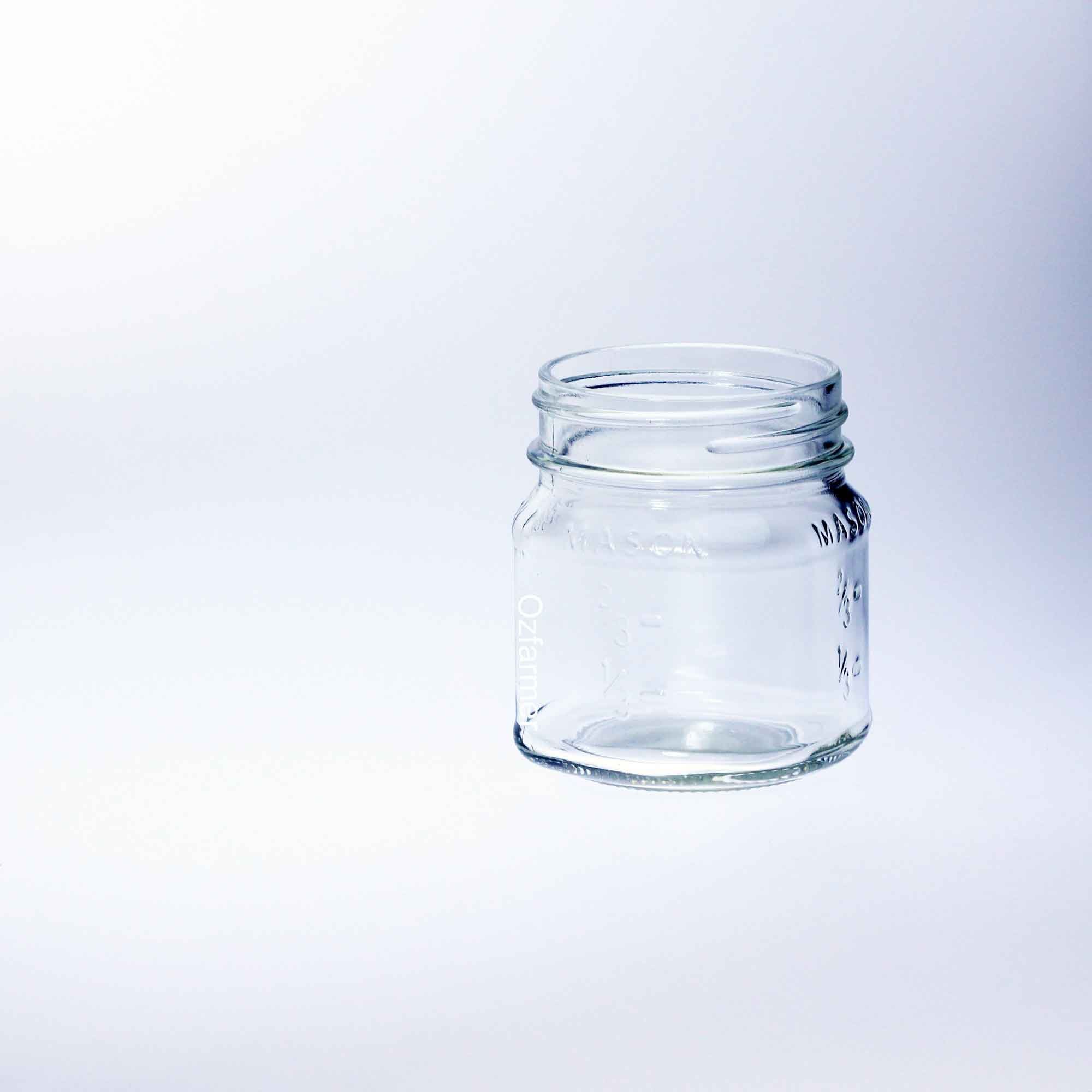 Bell Square Half Pint / 8oz Regular Mouth Jar