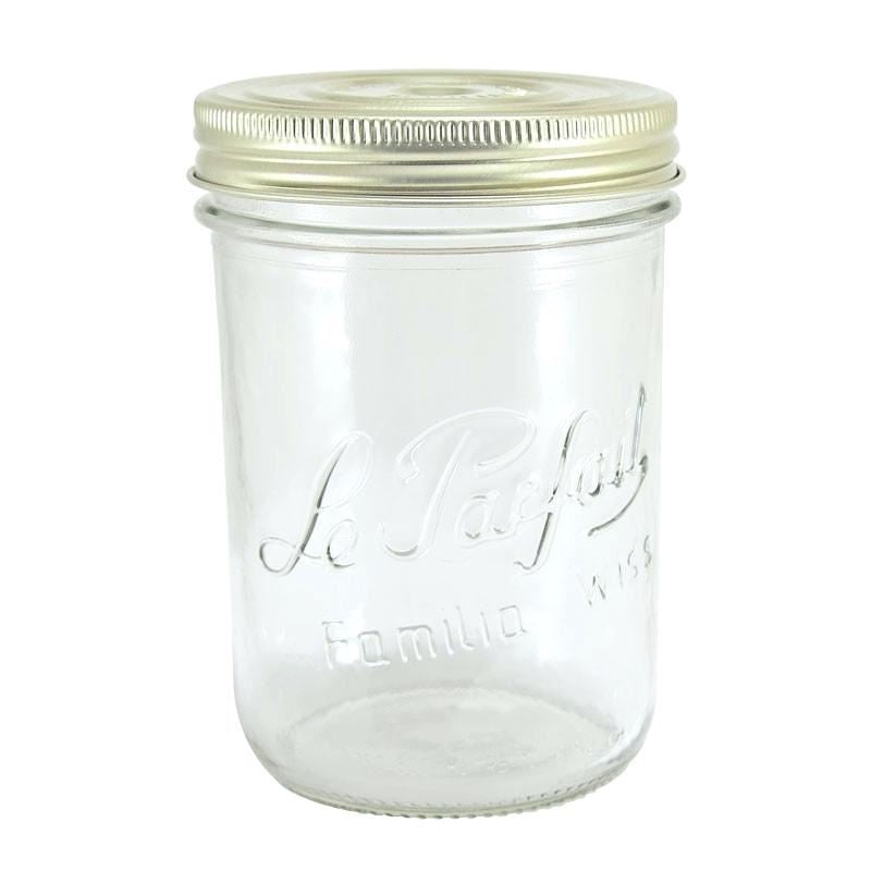 6 x 1000ml Super Wide Mouth Le Parfait Familia Wiss Preserving Jars