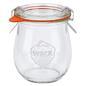 Weck 220ml Tulip Preserving Jar with Seal, Lid, and Clips (Single)