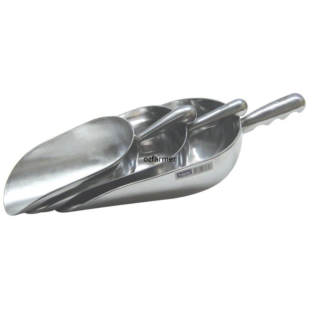 Round Bottom Aluminium Feed Scoop 1 litre