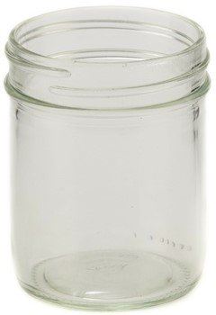 12 xBell 8oz Half Pint Straight Sided Jars Lids Not Included