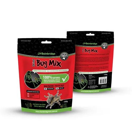 Dried Bug Mix 100g - suit poultry, birds, reptiles