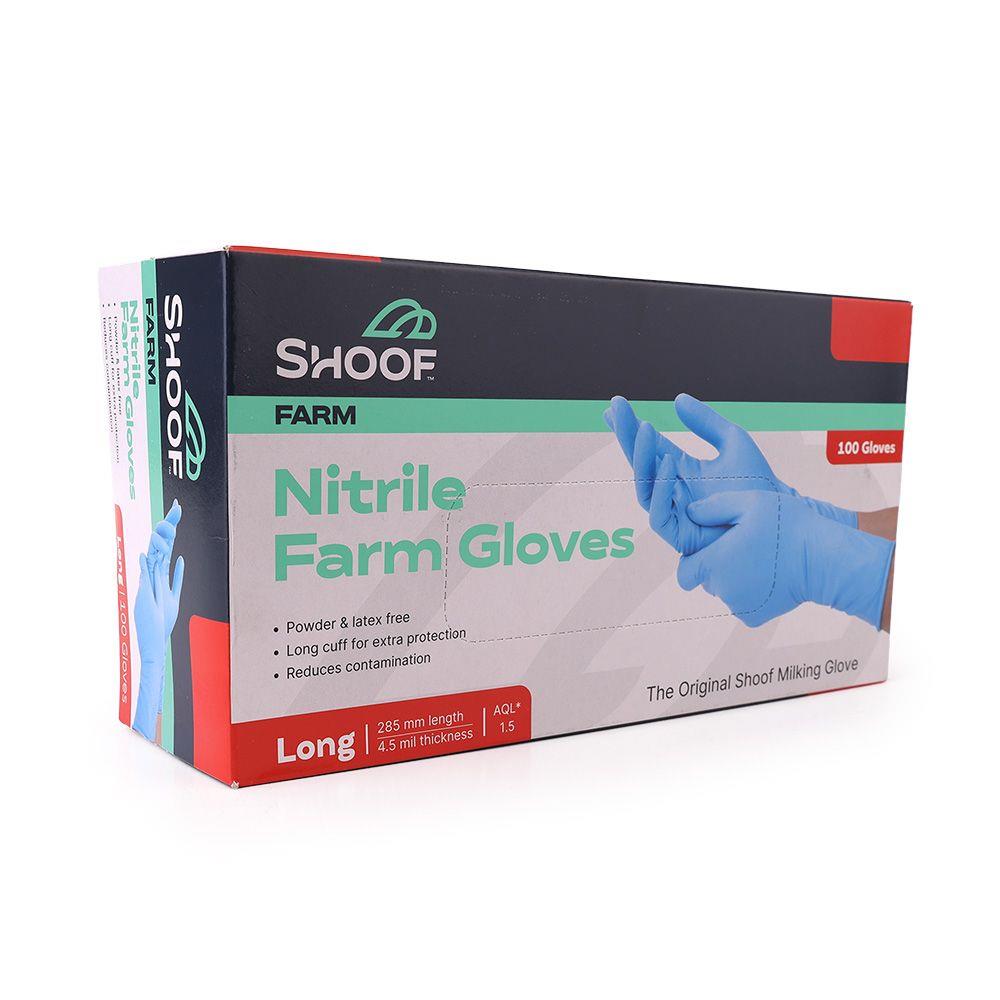 Milking Gloves Long Nitrile XX-Large/100